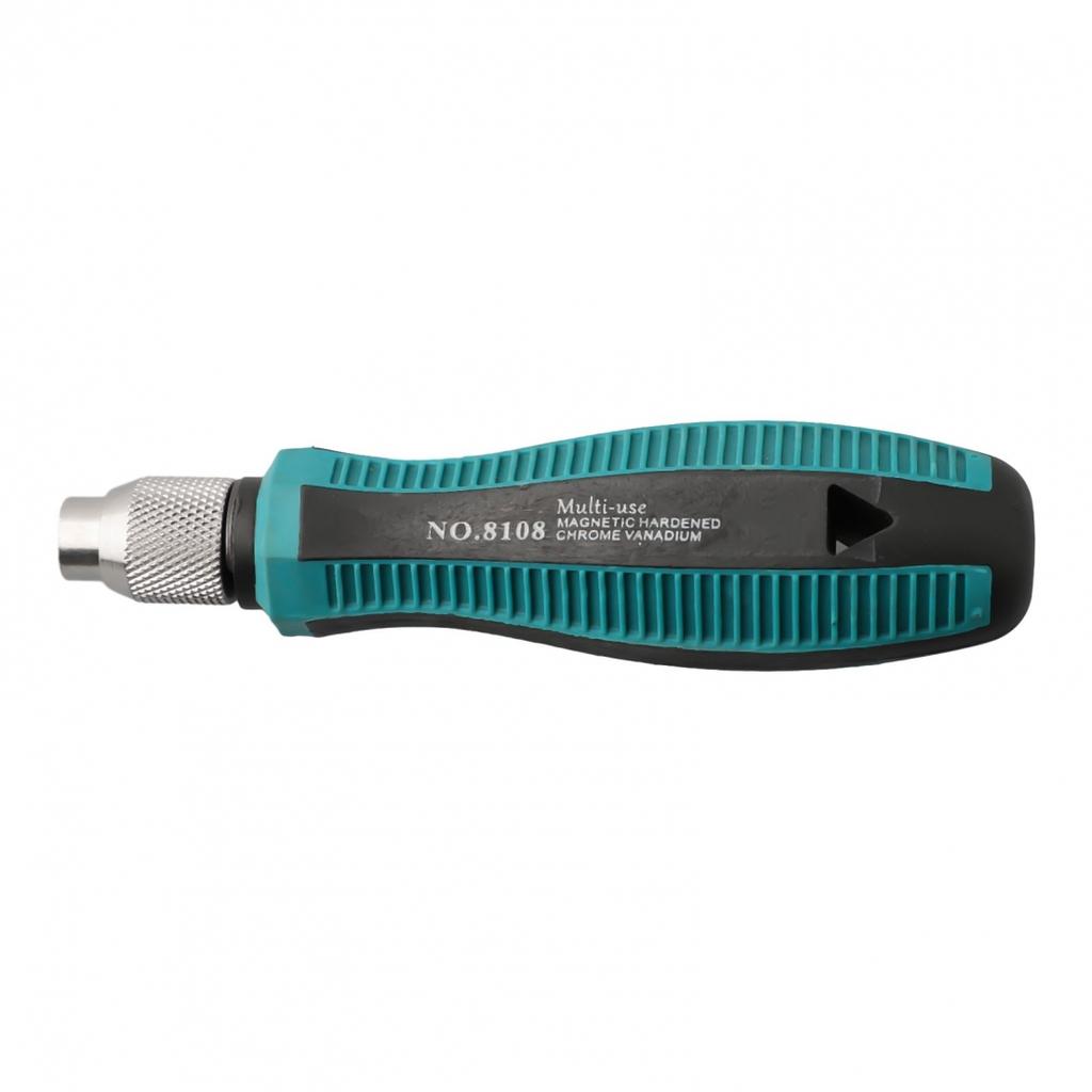 6.35mm Hex Zelfborgende Adapter Schroevendraaier Handvat Schroevendraaier Bit Houder 5Inch (Blauw Zwart 6.35mm Hex Zelfborgende Adapter Schroevendraaier Handvat Schroevendraaier Bit Houder 5Inch (Blauw Zwart