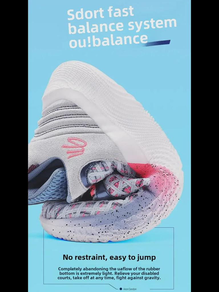 Curry 10 Basketball Shoes: Blue & Pink Youth Sports Shoes with Traction Sound - Ideal for Teen Athletes.