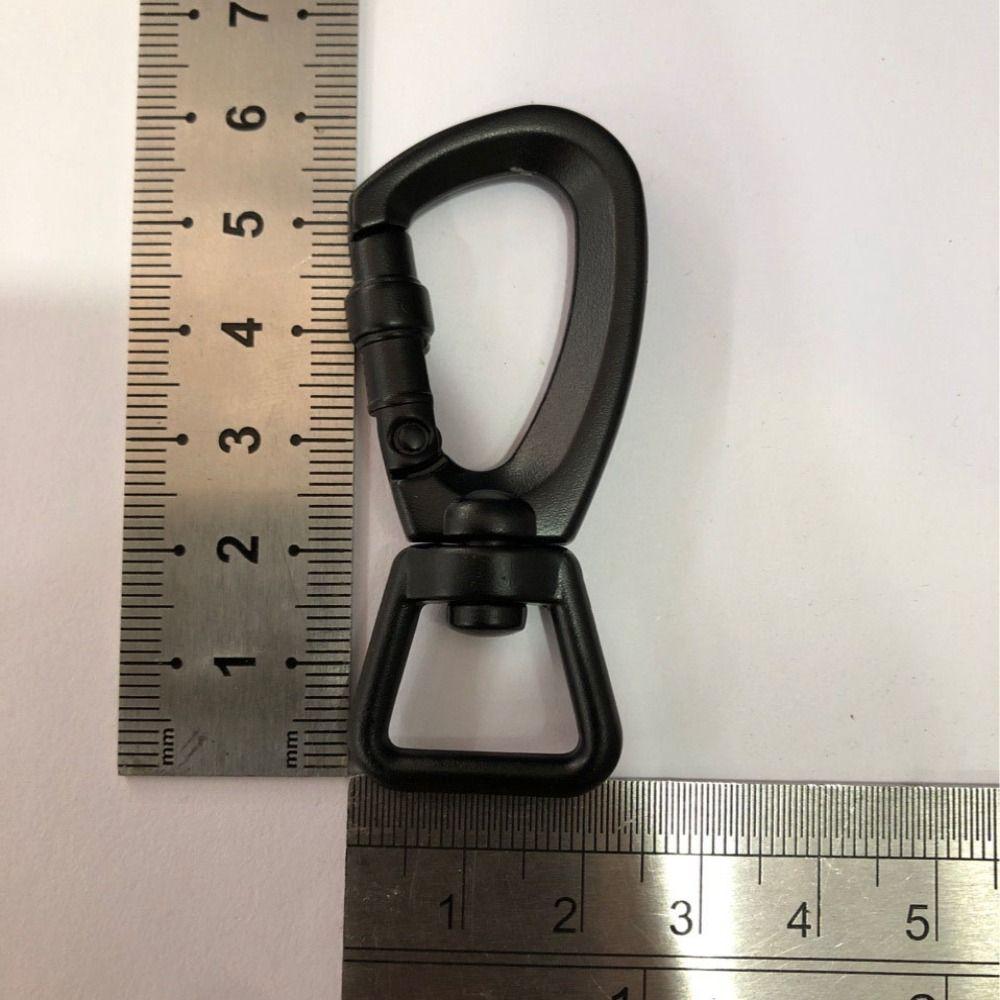 

High Quality D Shape Climbing Carabiner Black 15mm/20mm/25mm Swivel Mountaineering Hook Traction Rope Buckle Outdoor Tool
