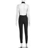 European Cross-Border Autumn/Winter Women's Sexy Halter Neck Cutout Jumpsuit