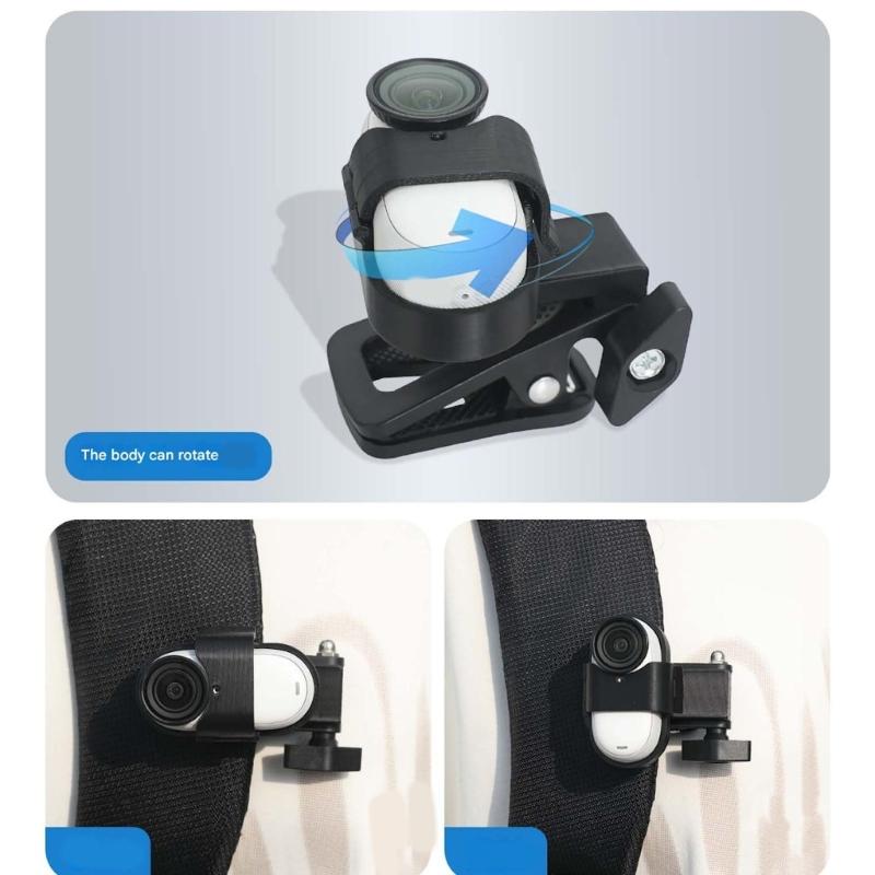 Camera Hat Mount Sports Recording Cap Clip Bracket Mount Multiple Angled Adjustable Brim Clip For GO 3S Camera