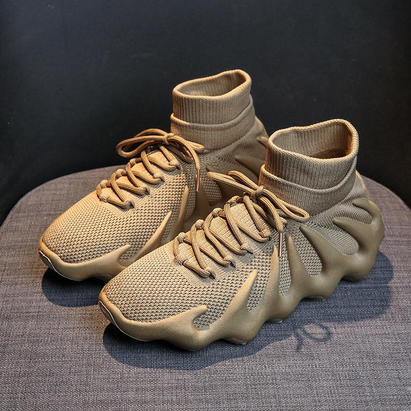 Sneakers new autumn and winter soft-soled cotton shoes velvet fly-woven large size one octopus 35