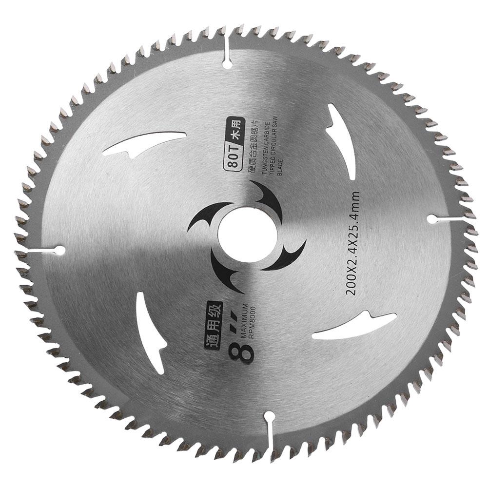 Circular Saw Blade Carbide Wood Chipboard Plywood Cutting Disc Woodworking 8 inch80T