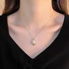 Light Luxury Pearl Choker Necklace Vintage Elegant Womens Necklace Fashion Versatile Crystal Collar Jewelry
