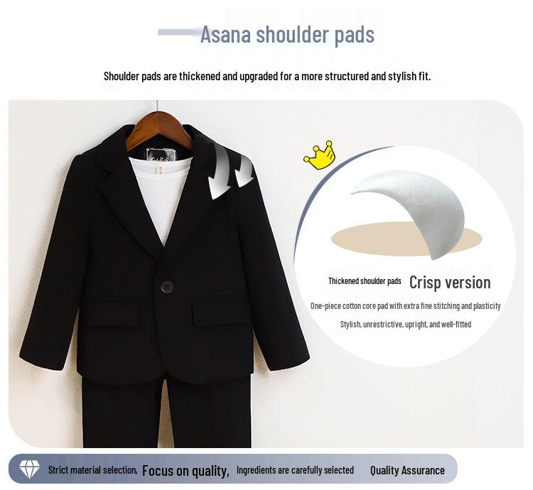 Children's Spring Suit Set: Boy's Casual Performance & Photography Outfit, Flower Boy Wedding Attire