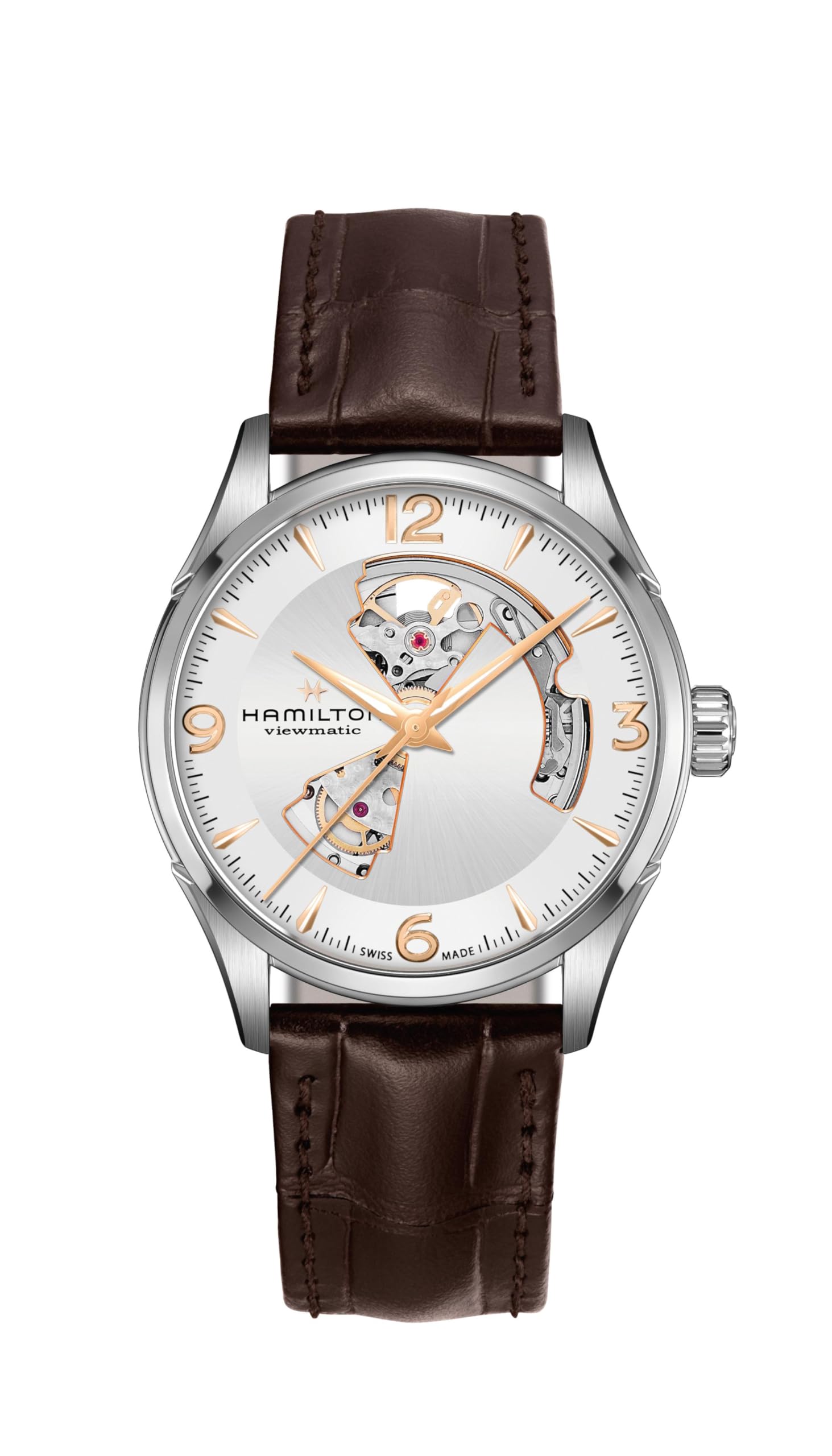 

HAMILTON Watch Genuine Warranty Jazzmaster Open Heart Gents Mechanical Automatic Winding H32705551 Imported [Hamilton] Men s [Regular Product]
