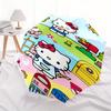 Hello Kitty,Painting Automatic Folding Umbrella-Simple 8-Rib Design, Bright Cartoon Pattern, Durable Iron Frame, Suitable For Travel, Outdoo