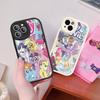 Cute M-My Cartoon P-Pony L-Little Phone Case For IPhone 16 15 14 11 12 13 Pro Max Plus Back Leather Shell