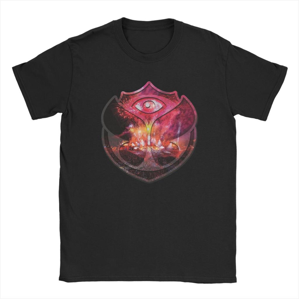 Men's T Shirt Tomorrowland Belgium 2025 Festival Trip T-Shirts Magical Futuristic Festival Logo Summer Tee Shirt Cotton Tops