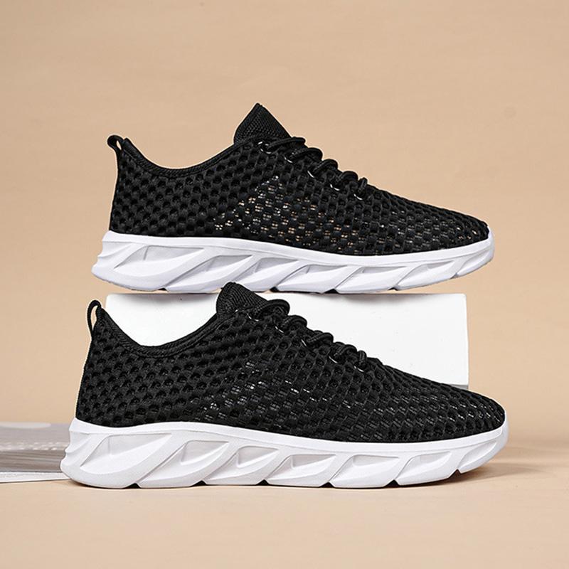 Women Leather Dance Shoes Soft Soled Middle Top Practice Dance Shoes Jazz Dance Shoes Dance Mesh Sneakers