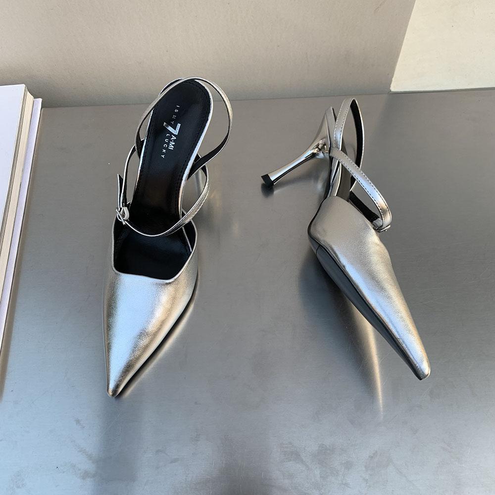 Fashion Pointed Toe Women Sandals 2024 New Arrivals Fashion Dress Shoes Stiletto Thin High Heels Party Pumps Dress Shoes 2024 News