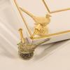 Elegant Brasses Pheasant Cabinet Handle Retros Styles Home Decoration Hardware M4YD