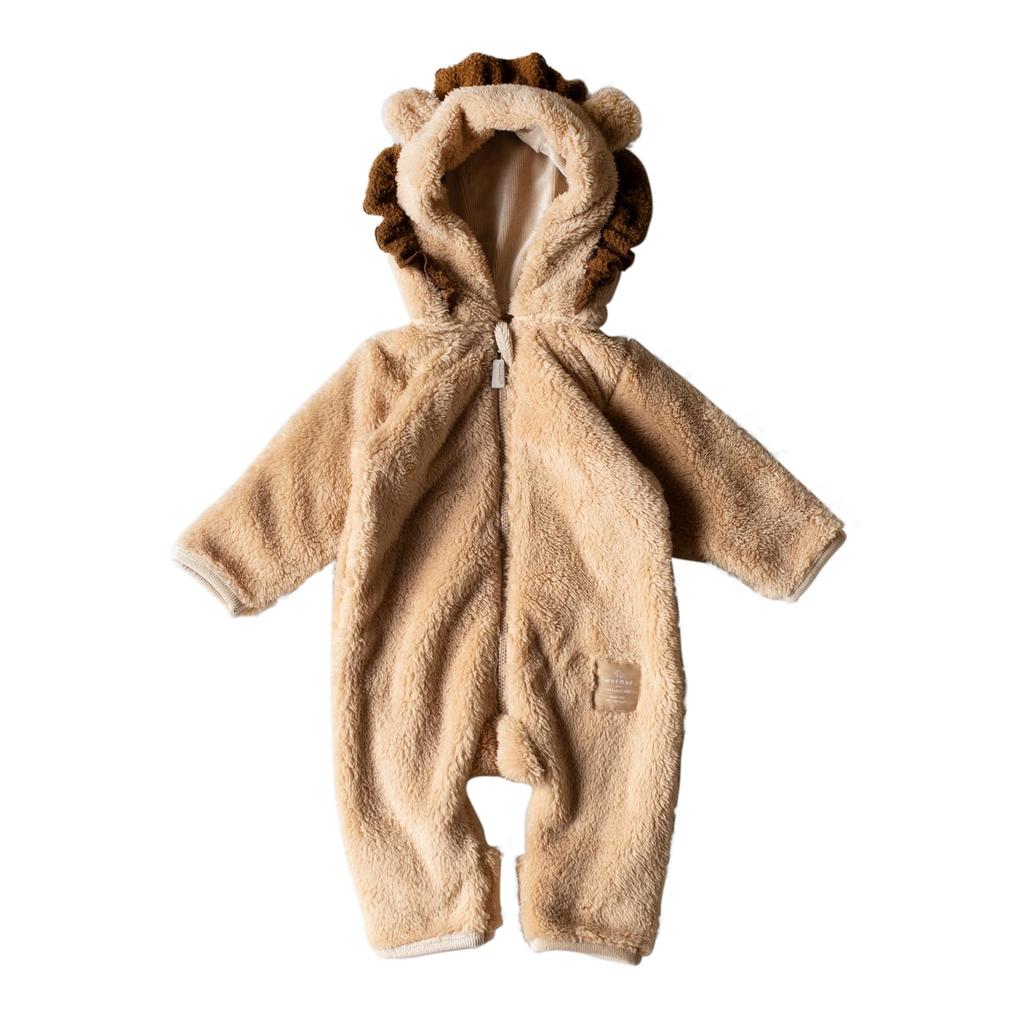 Costume Animal en Peluche Bébé Jaune Beige 80 [Mokumoff] 622-474190