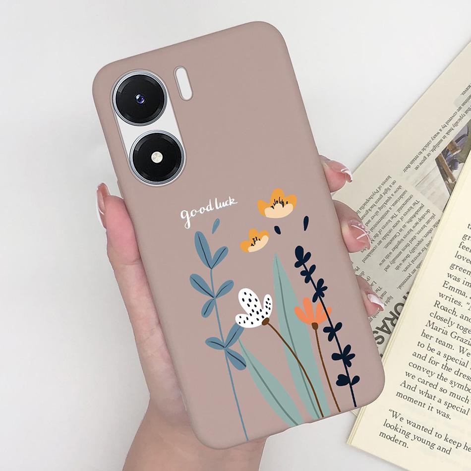 Phone Case For Vivo Y02S Case V2203 Bumper Soft Silicone Back Cover for Vivo Y16 Funda Butterfly Case for VivoY02S Y 02S Y 16