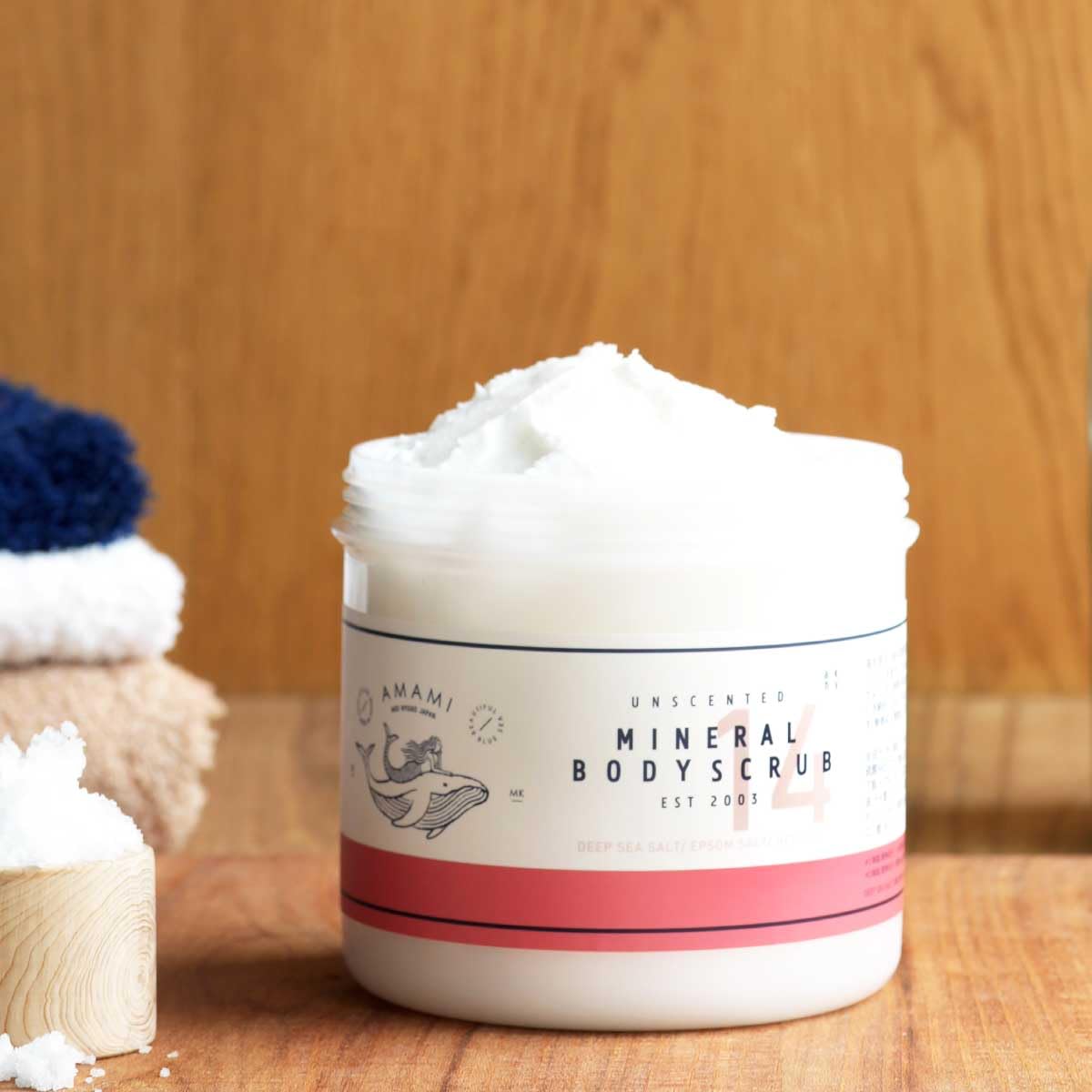 

Acol Body AMAMI Mineral Body Magnesium Beauty Salt Salty AMAMI Style Scrub, Scrub, 360g, Scrub, Massage, Exfoliating, Scrub, Additive-Free,