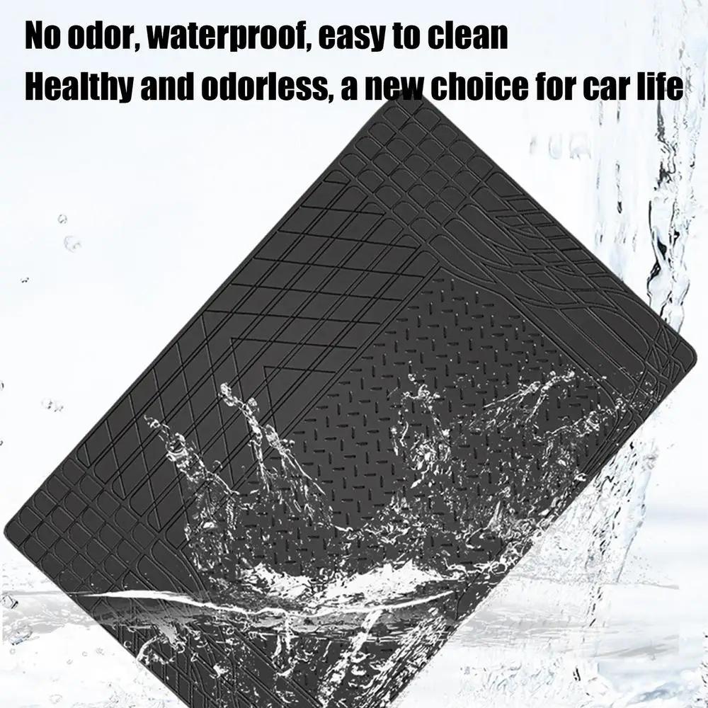 120X80cm Car Trunk Liner Mat PVC Anti Slip Scratchproof Car Protective Pad Cargo Floor Mat Waterproof Car Interior Accessories