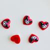 60 Pieces Of Mixed Resin Cartoon Sanrio Red Peach Heart Animal Head Rhinestone For Nail Art 3D Decoration Jewelry A42