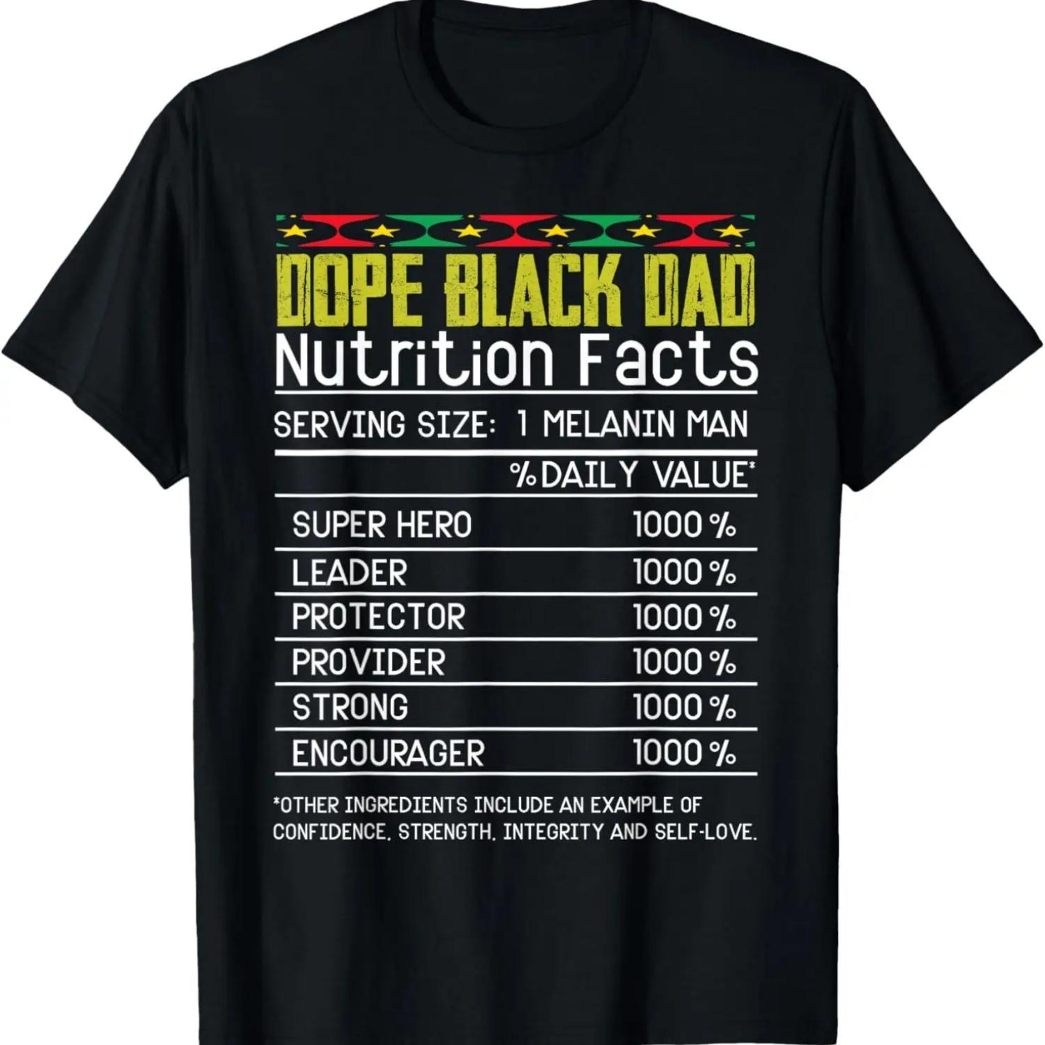 

Dope Black Dad Black Father Husband African American Father T-Shirt XXXXXL чорний