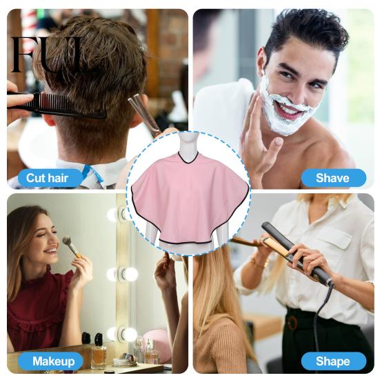 Good Waterproof Effect Hair Dye Shawl Scarf Reusable Convenient Fastener Stylist Apron for Dyeing Fixation Dyed Home Perm Beauty Salon Coloring Bibs