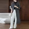 100% Wool Women Coat MODERN NEW SAGA Autumn Wool Long Coat Handmade Pea Coat Winter Warm Wool Long Jacket Overcoat