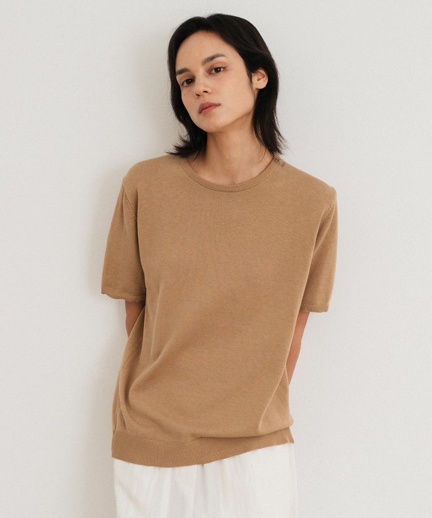 Beullaengkeulumumeon Over Half Knit_Beige