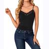 Női nyári női csipke V-nyakú állítható vékonypántos camisole divatos új stílus