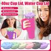 Tampa de Caneca de 40oz, Tampa de Caneca de Água, Tampa de Silicone Multifuncional à Prova de Vazamento