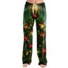 Women's Casual Christmas Printed Pajama Pants Loose Fit Sleepwear for Home