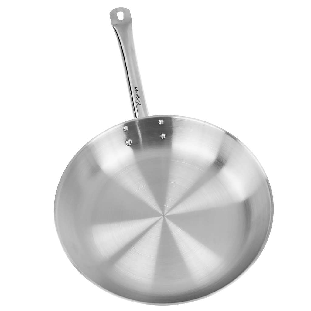 Mega-M Stainless Steel Frying Pan, Diameter 30 Cm N