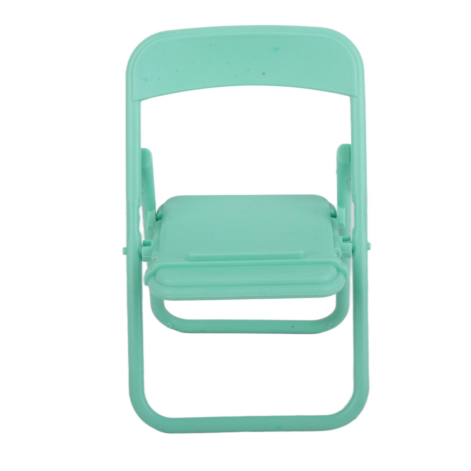 

Подставка для телефона Материал TPR Портретный Пейзажный Режим Просмотр Форма стула Вспомогательный Декоративный Портативный синий