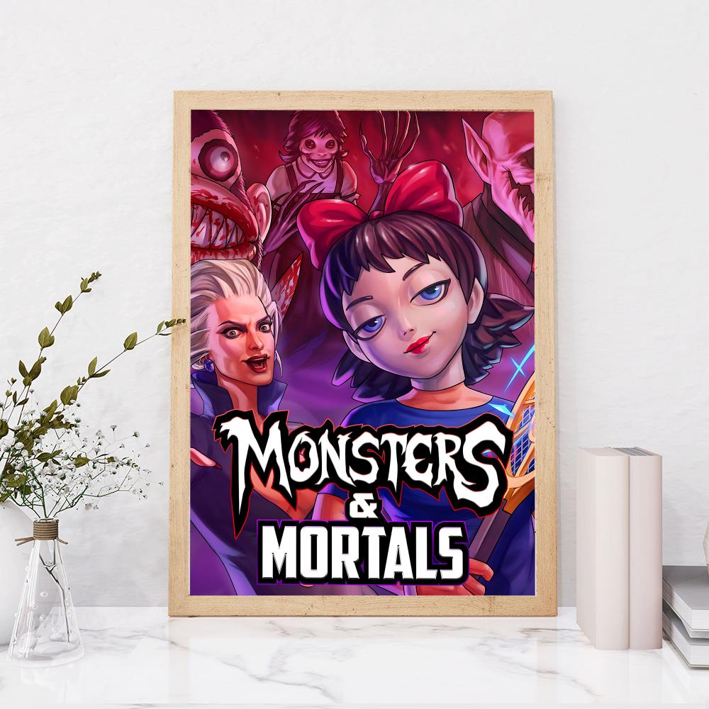 Thrilling D-Dark DeceptionS Poster Custom PP Poster Thickened Wall Sticker For Home Decoration