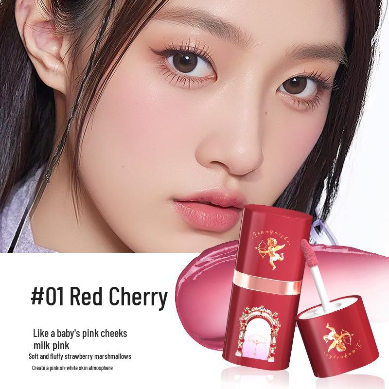 Liang Ni Shi Waterproof Matte Blush - Energetic Nude, Brightens and Enhances Complexion.