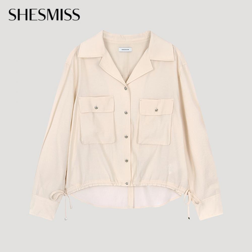 

Она S miSS Рубашка с широким открытым воротником SwwSto32040 Cr creamy/55