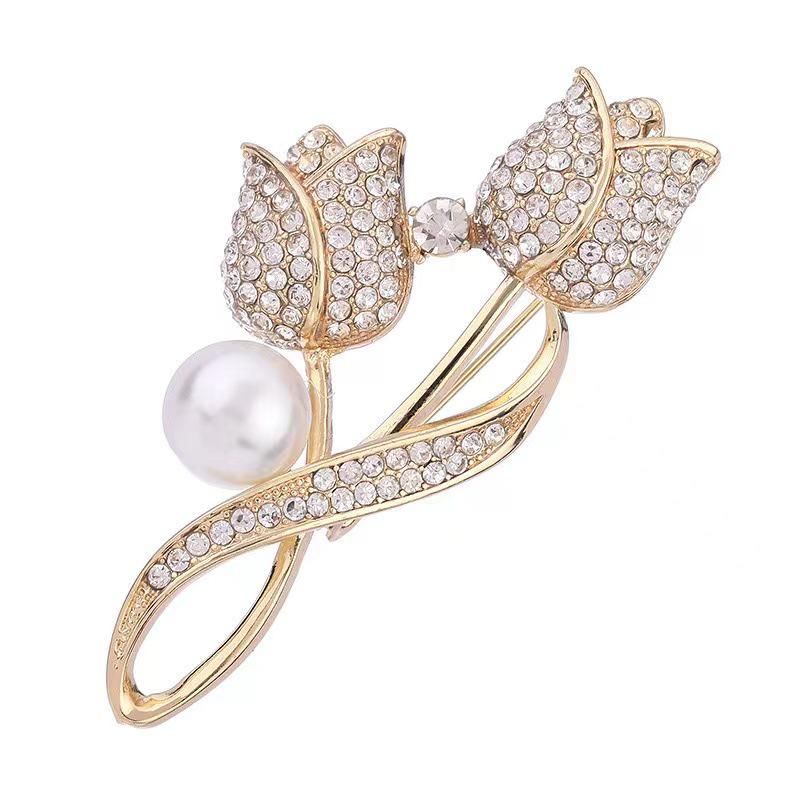 Pearl Heart Brooch: 2025 Autumn/Winter Trend - Korean Exquisite Pin for Women