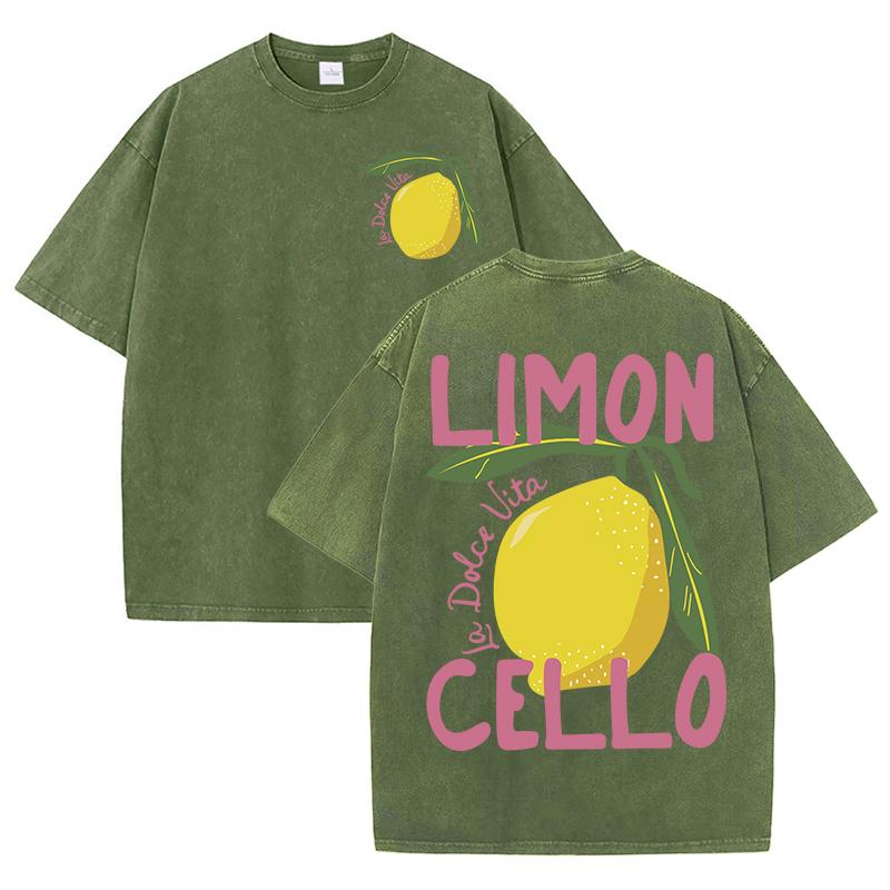 

Лимонный Челло Футболка с принтом свежих фруктов и розовой надписью, женская, Y2K, летняя, оверсайз, хлопковая, свободная, мягкая, с коротким рукавом L