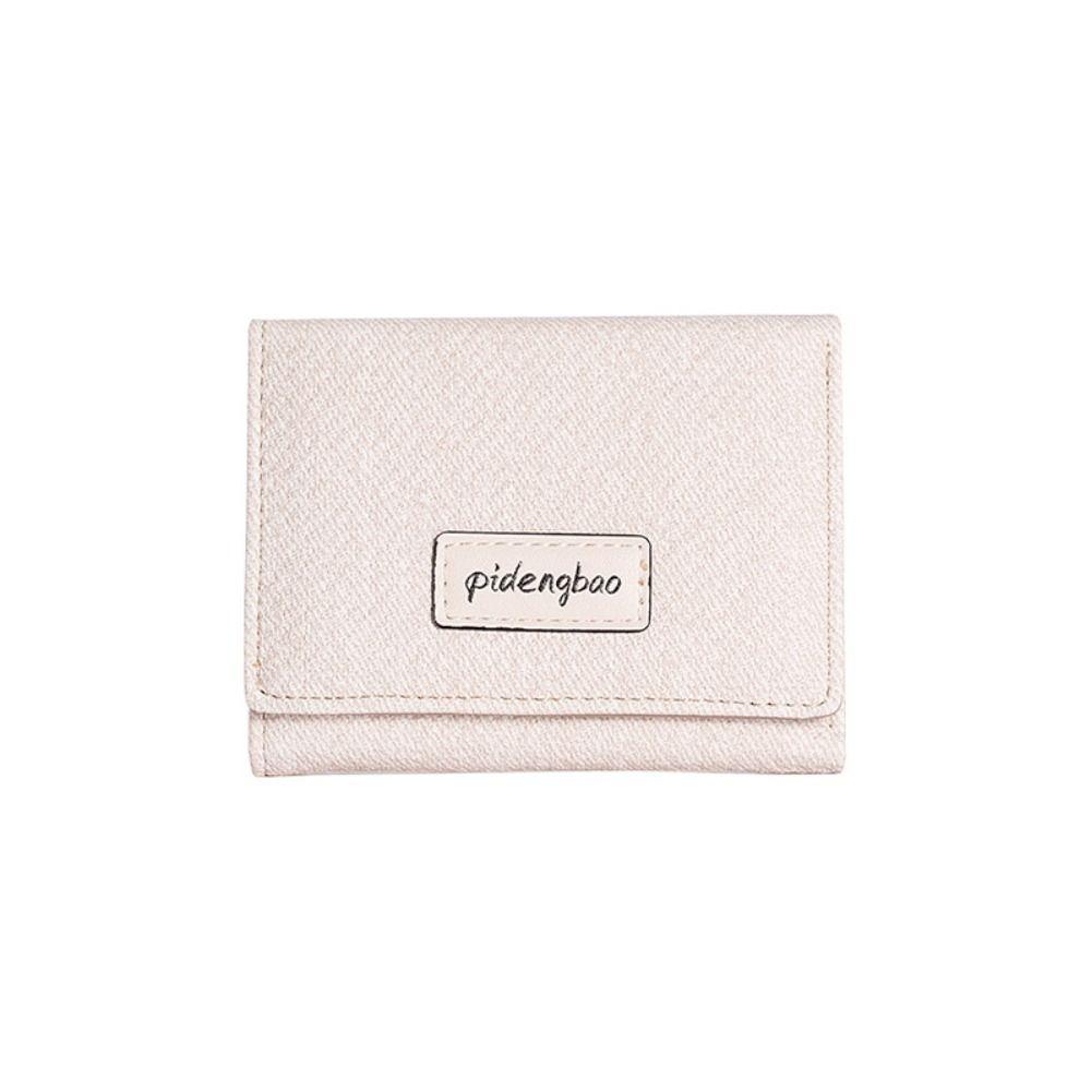 Practical PU Leather Coin Purse New Design Portable Credit Card Holder Multi-pocket Women Short Purse Female