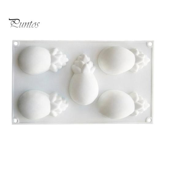 Silicone Cake Mold 12 Cavity Design Banana Mango Lemon Easy Unmold Pan Shape Non-Stick Baking Dishwasher Safe Decoration Candy Chocolate Molds