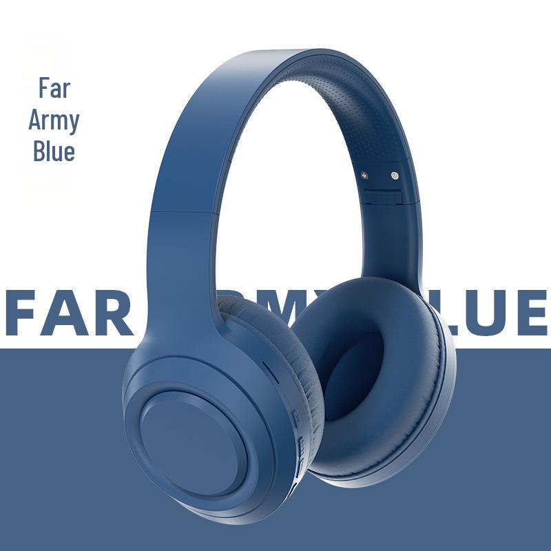Wireless Over-Ear Bluetooth Headphones with Long Battery Life, Heavy Bass, and Call Functionality