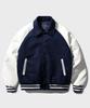 Jemut Leder Raglan Varsity Jacke 4 Typen Marine Yhot2461