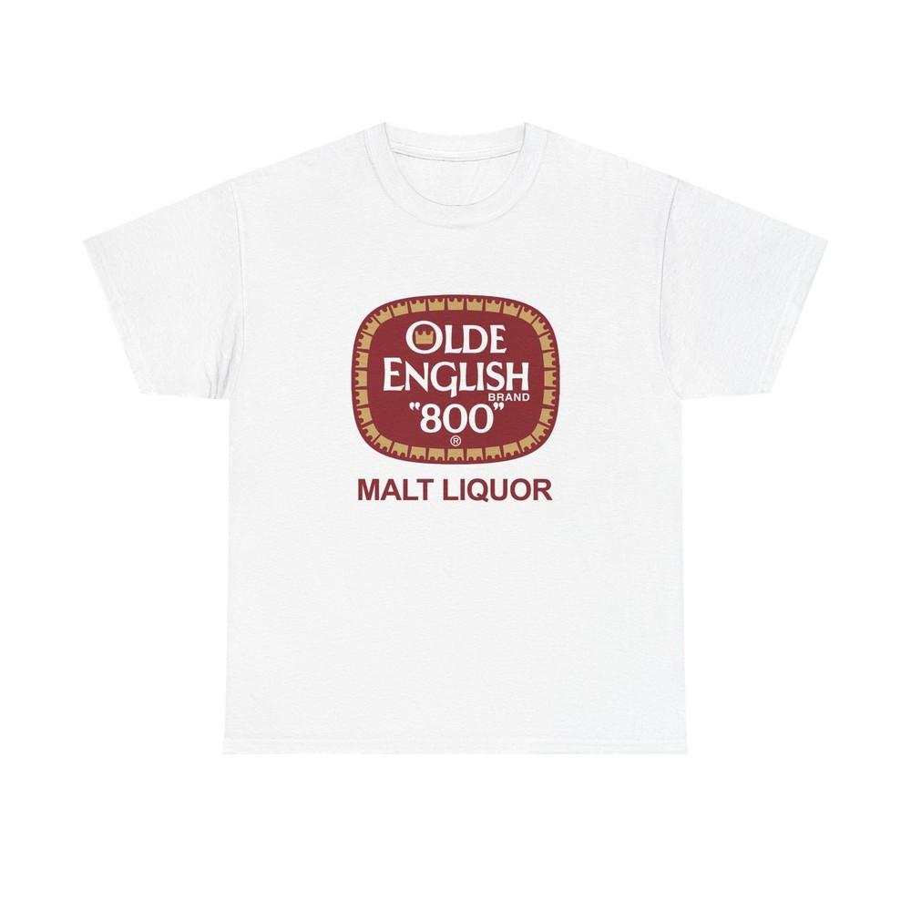 Olde English Malt Liquor Shirt Vintage Logo Beer Retro Unisex Heavy Cotton Tee Unisex T-Shirt XXXXL