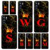 Marble Letter Phone Case For Oppo A17 A31 A54 A57 A78 A79 A98 Find X5 X6 Reno 6 7 8 10 11 12 13 F Pro 5G Soft TPU Cover Fundas