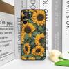 Etui na telefon z żywym wzorem słoneczników dla Huawei Mate 60 50 40 Pro Nova 13 12 10 SE 11 PRO P60 P50 P40 Pro Plus Miękkie etui