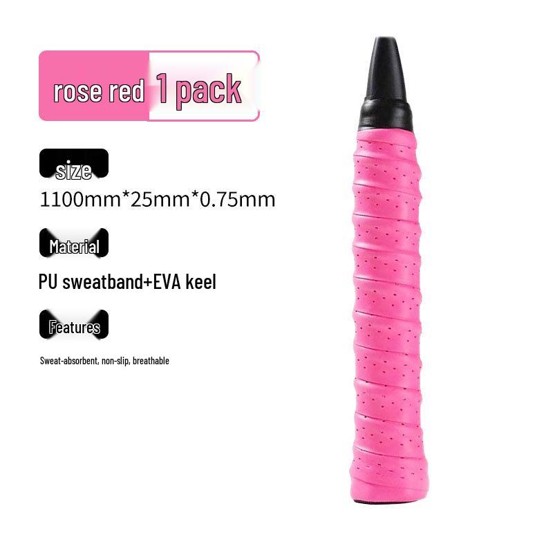 Dragon Bone Perforated Badminton Grip: Anti-Slip, Sweat-Absorbent, Breathable Wrap for Tennis Rackets & Fishing Rods