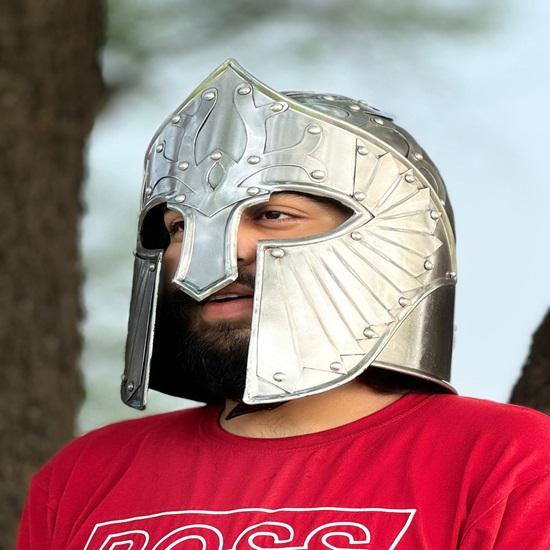 Fantasy Faramir's Herr der Ringe Gondor Helm, Larp SCA Rüstungshelm, Kampfhelm, Halloween Mittelalterhelm, Cosplay Antiker Tragbarer Helm