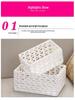 Paper Rope Woven Storage Rack: Desktop Basket for Books, Miscellaneous Items, Bread, and Kitchen Storage.
