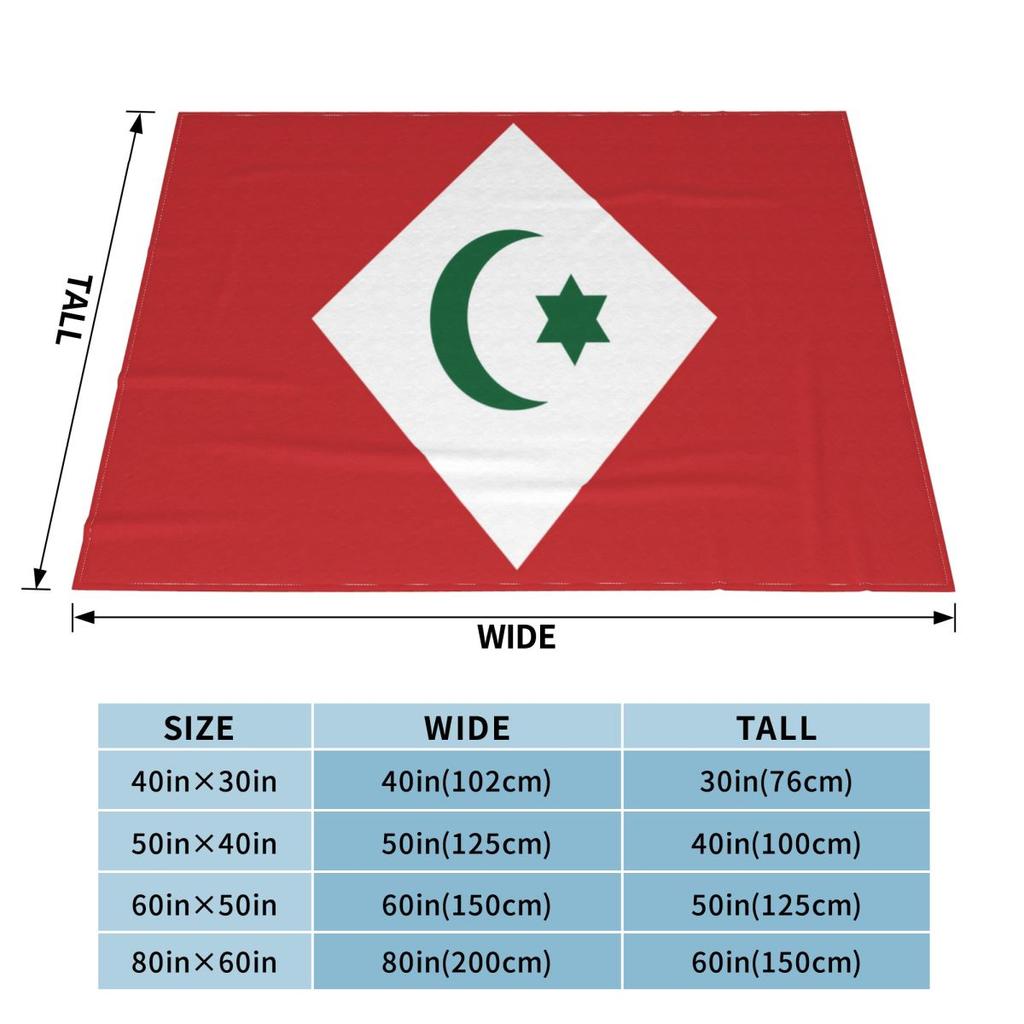 ELECTION Republik des Rif Eine ultraweiche Mikrofleece-Decke
