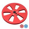 1/4 7 Inch Empty Tape Reel 3 Holes Aluminum Alloy Universal Fit Open Reel Sound Empty Takeup Reel fo
