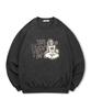 TOPBOY [Non-Fleece Or Fleece] Basketball Print Sweatshirt (Type A)
