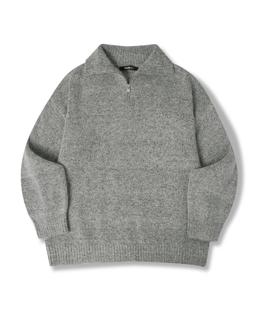AVANDRESS Angora Half Zip-Up Knit - 5 Col