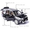 1/24 skala Lexus LX570 odlany model samochodu zabawka, wycofać pojazd zabawkowy z dźwiękiem i światłem dla dzieci maluch chłopcy dziewczęta kolekcja prezentów